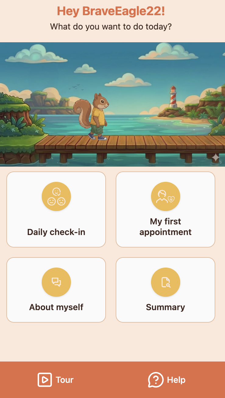 Screenshot of Your Bridge app
